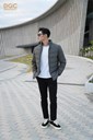 WAJKBD170M - GHI CHÌ_1 Ảnh của Áo jacket nam 3 lớp cổ đứng